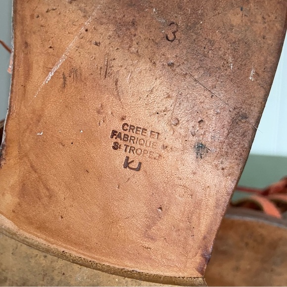 K Jacques Strappy Sandals w Fringed Vamps in Terra Cotta Nubuck *France* - Picture 9 of 12